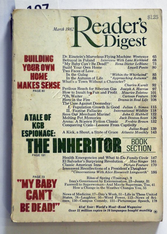 Reader's Digest, March 1982