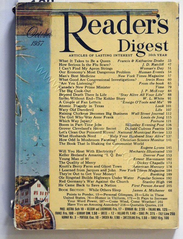 Reader's Digest, October 1957