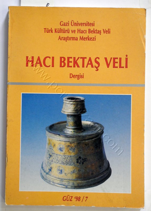 Hacı Bektaş Veli Dergisi, 1998, Sayı 7