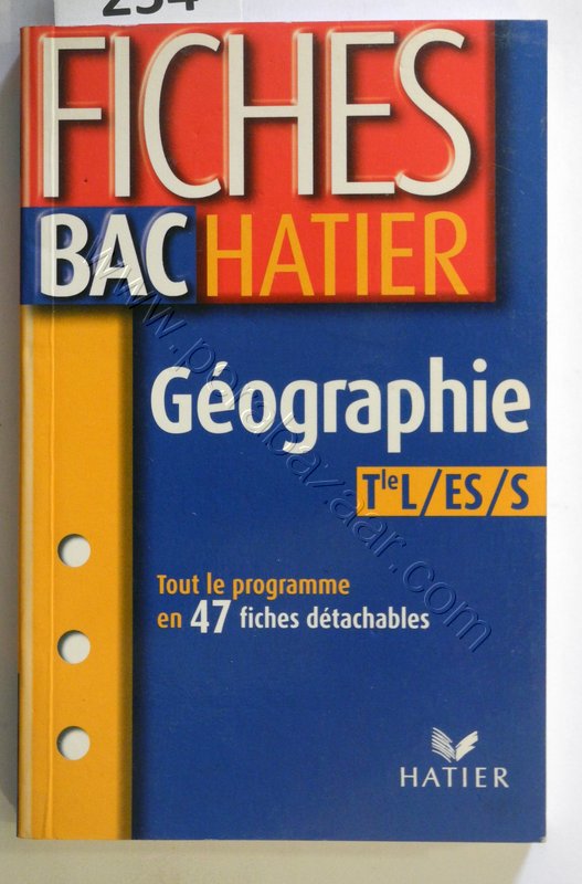 Geographie Fiches Bac Hatier