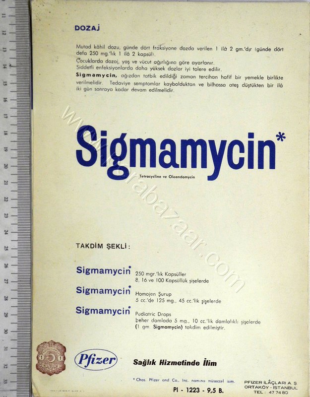 Sigmamycine Pfizer İlaç Tanıtım Reklamı