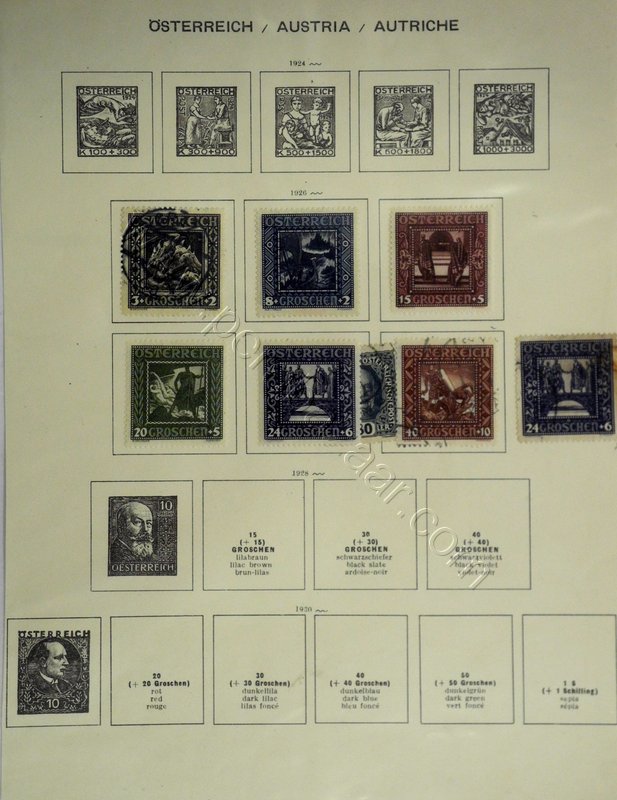 1926 Yılı damgalı pullar (7)