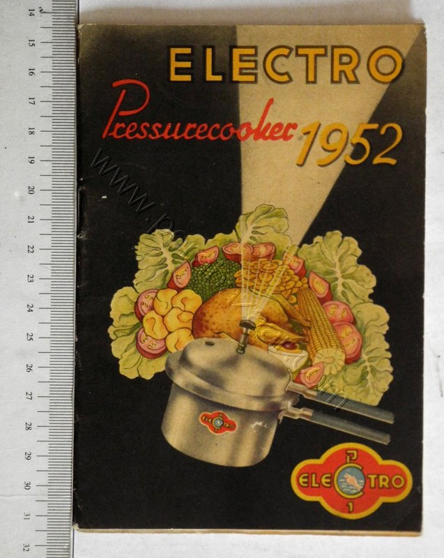 Electro Pressurecoker 1952, Düdüklü Tencere Kullanma Kılavuzu